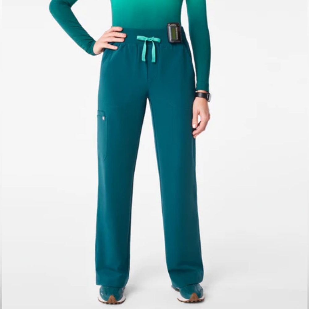 Figs High Waisted Isabel Wide Leg Scrub Pants